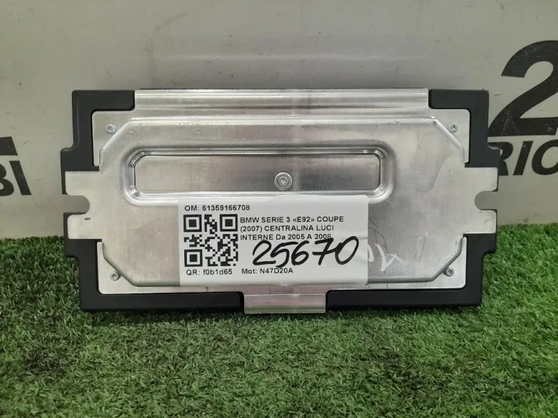 Centralina LUCI Interne 61359166708 Bmw Serie 3 E92 Coupe 2007