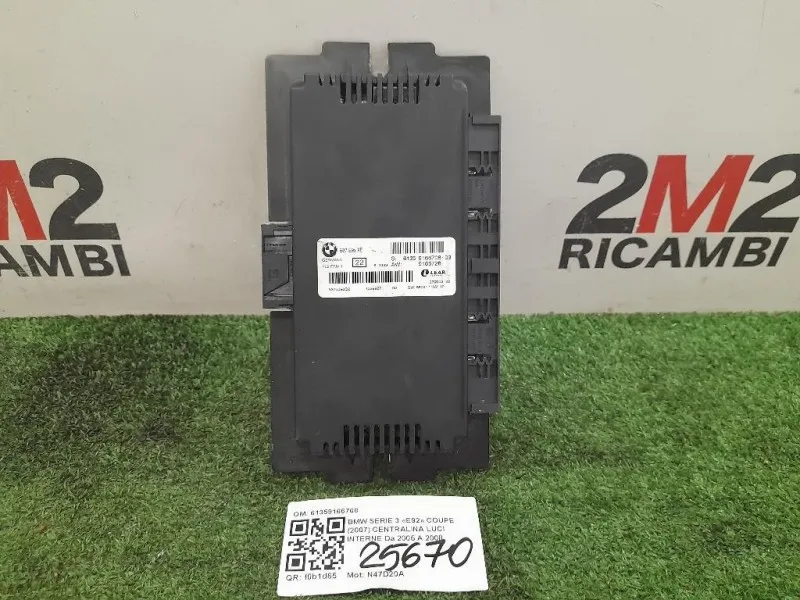 Centralina LUCI Interne 61359166708 Bmw Serie 3 E92 Coupe 2007