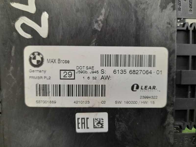 Centralina LUCI Interne 61356827064 Bmw Serie 3 E92 Coupe 2007