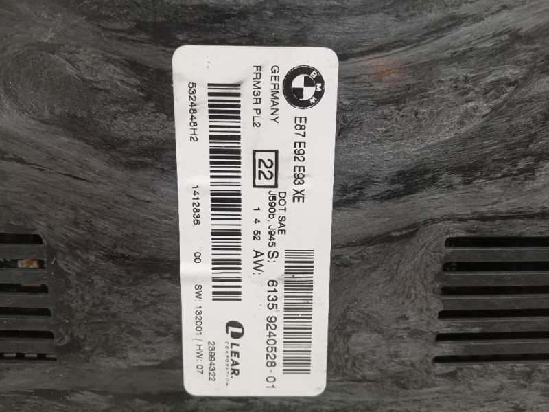 Centralina LUCI Interne 6135924052801 Bmw Serie 3 E92 Coupe 2007