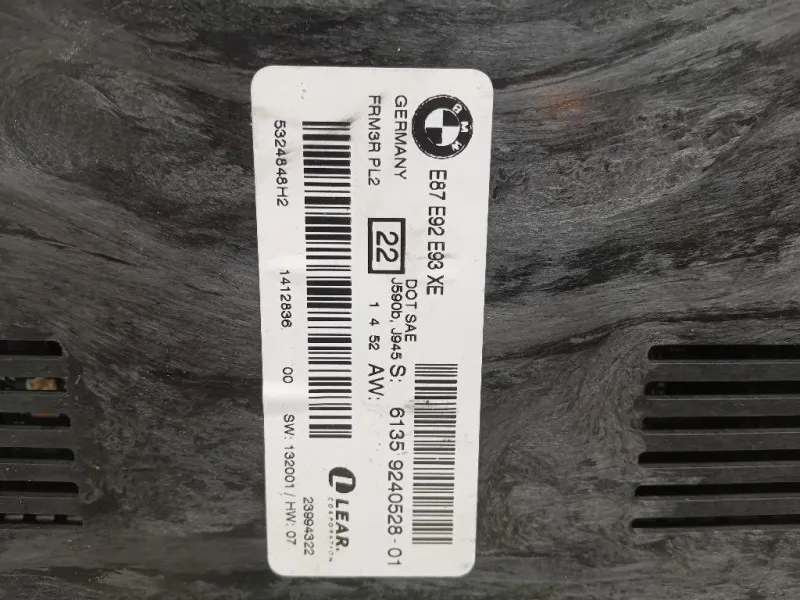 Centralina LUCI Interne 6135924052801 Bmw Serie 3 E92 Coupe 2007