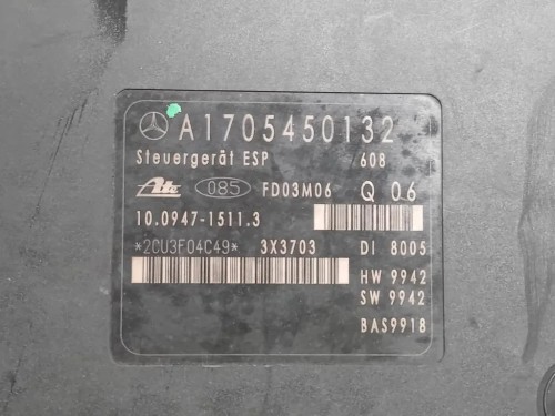 Pompa ABS ANT A003 431 70 12 Mercedes Classe SLK R170 1997
