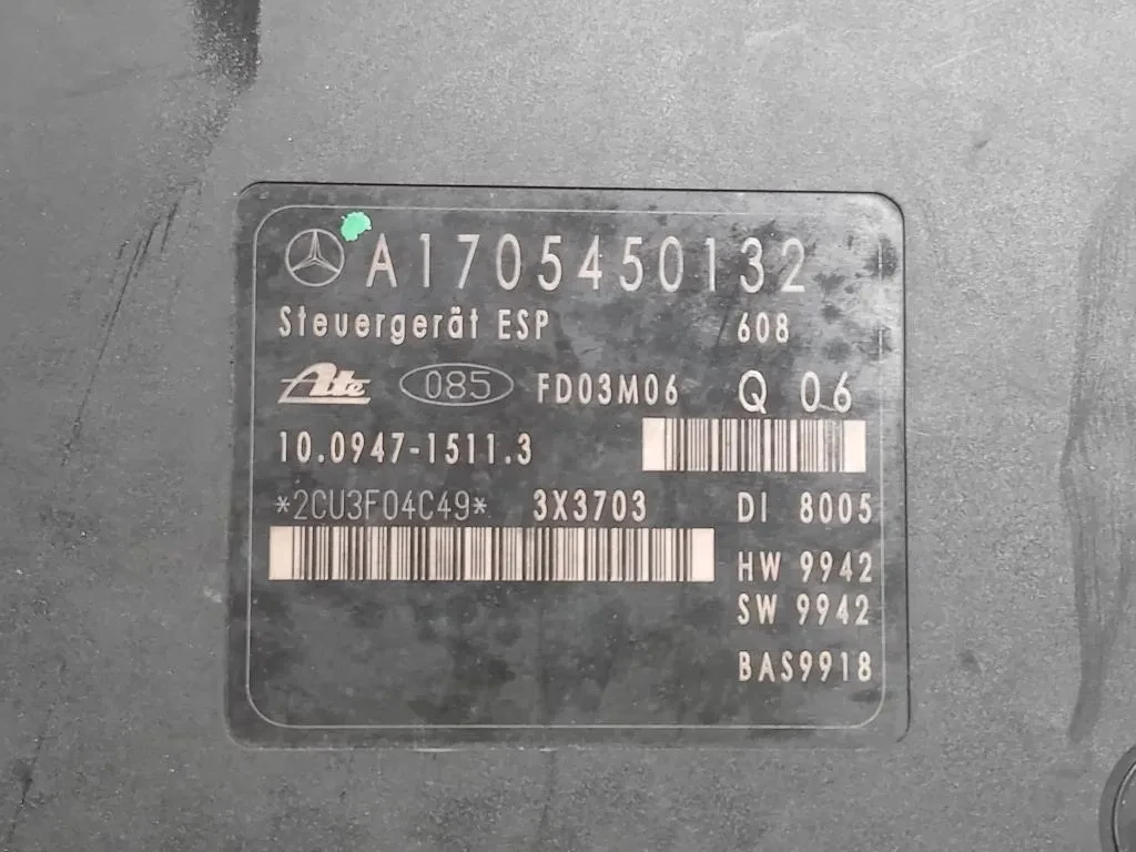 Pompa ABS ANT A003 431 70 12 Mercedes Classe SLK R170 1997