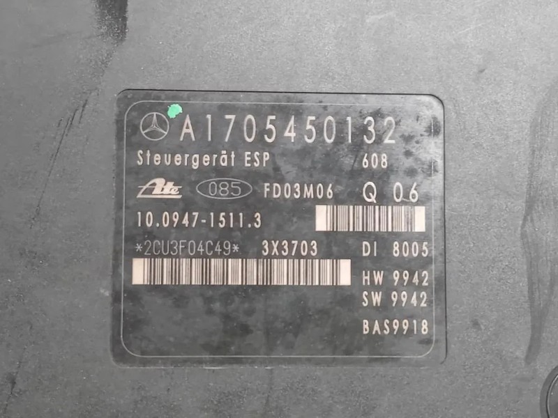 Pompa ABS ANT A003 431 70 12 Mercedes Classe SLK R170 1997