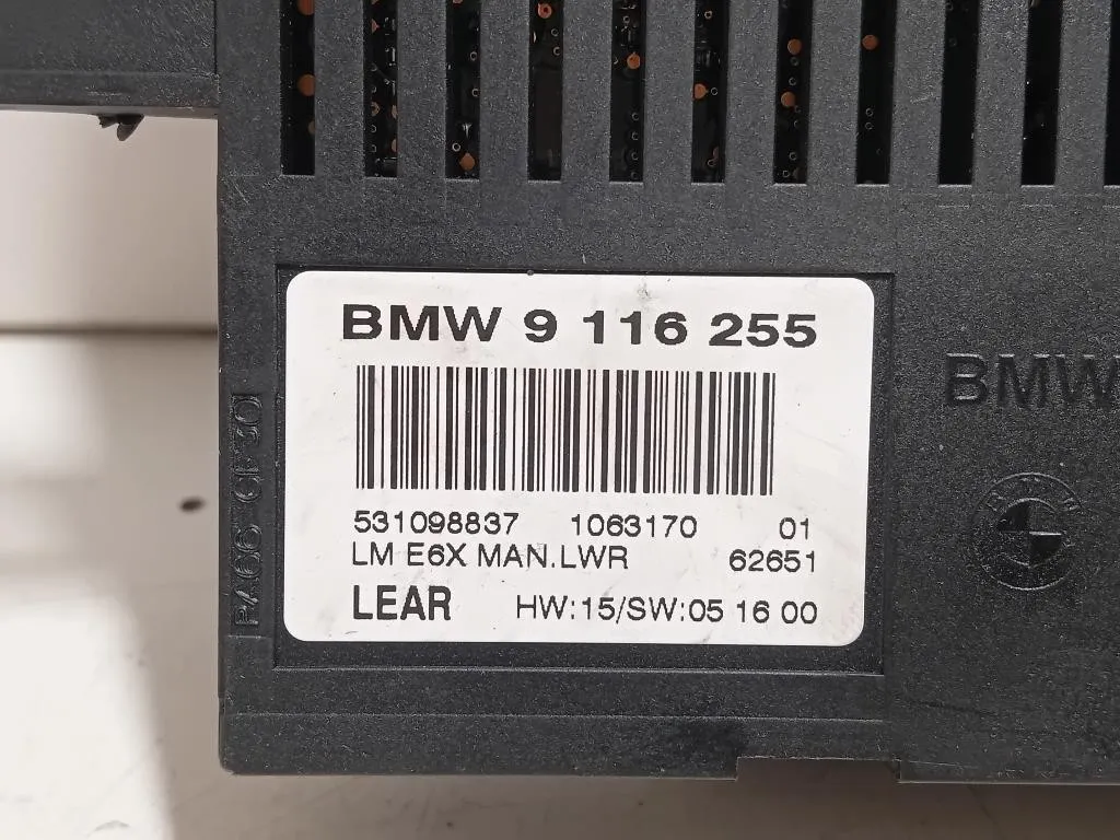 Centralina LUCI Interne 9116255 Bmw Serie 5 E60 Berlina 2004