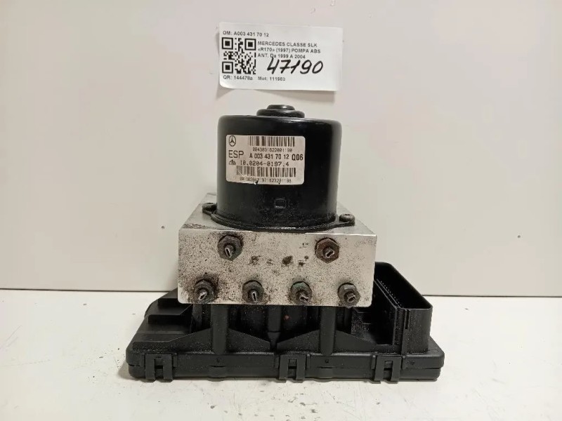 Pompa ABS ANT A003 431 70 12 Mercedes Classe SLK R170 1997
