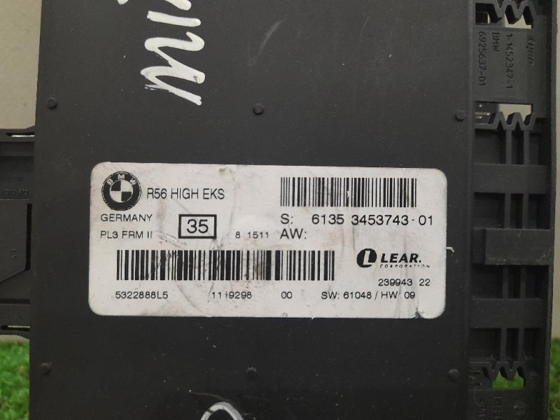 Centralina LUCI Interne 61353453743 Mini MINI Clubman R55 2008