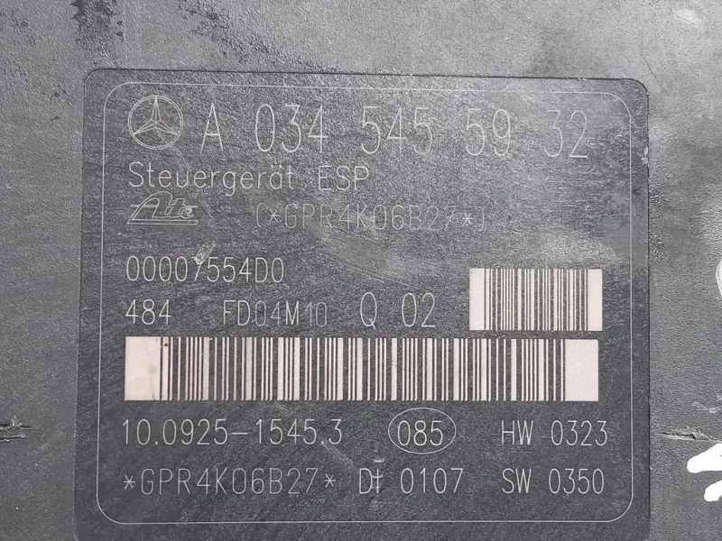 Pompa ABS ANT A0054310112 Mercedes Classe SLK R171 2004