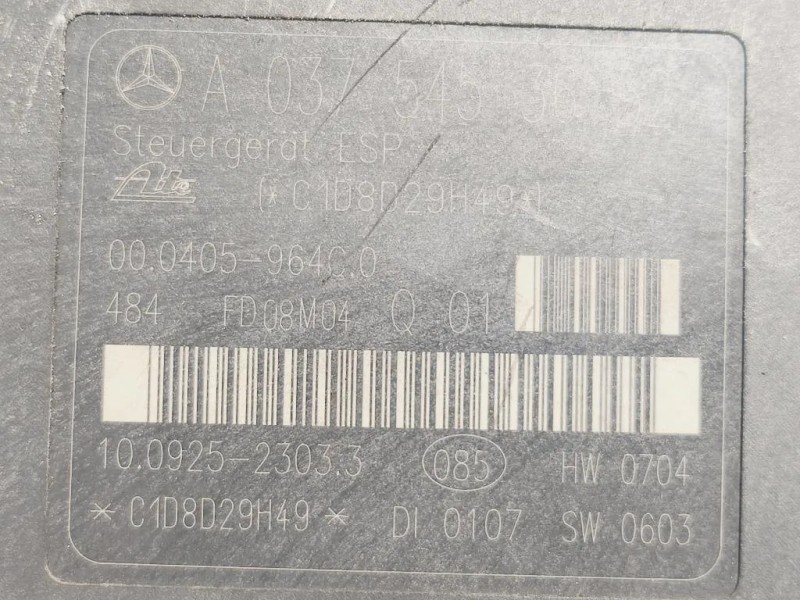 Pompa ABS ANT A0064314812 Mercedes Classe SLK R171 2004