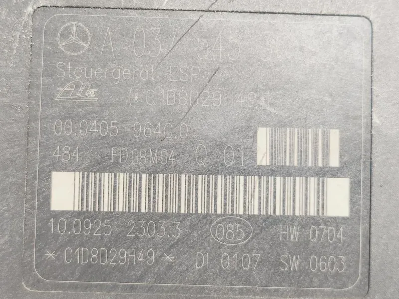 Pompa ABS ANT A0064314812 Mercedes Classe SLK R171 2004