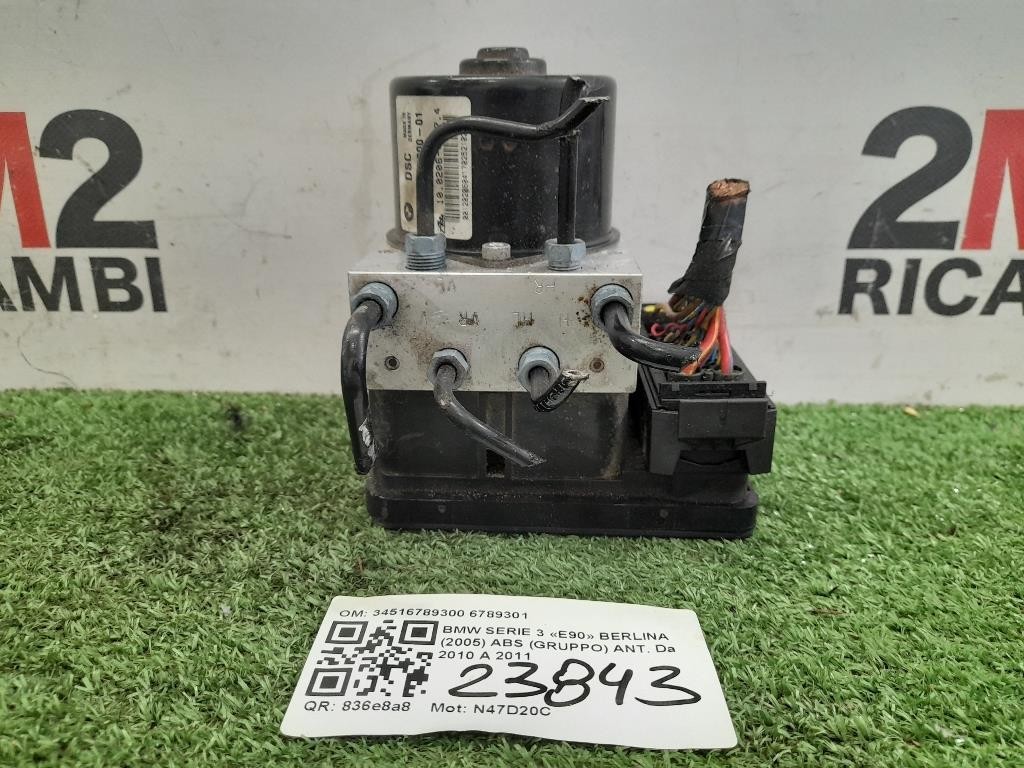 ABS Gruppo ANT 34516789300 6789301 Bmw Serie 3 E90 Berlina 2005