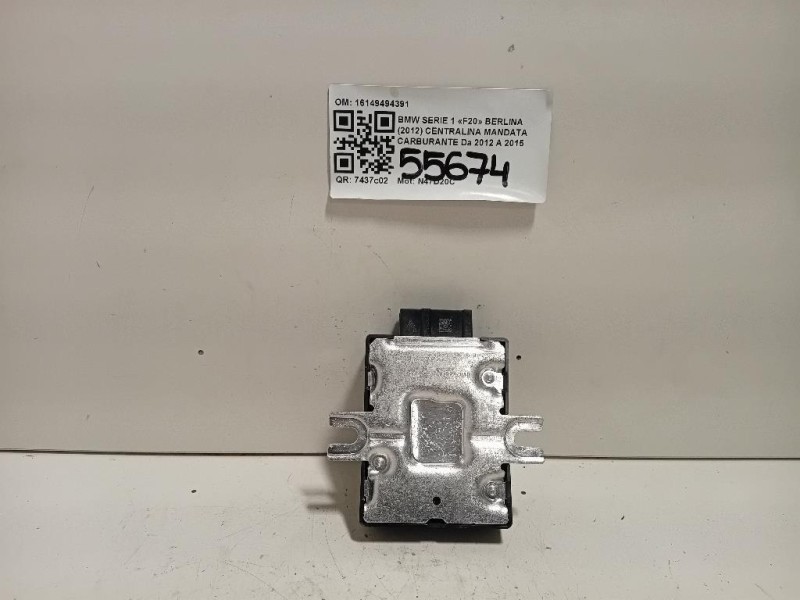 Centralina Mandata Carburante 16149494391 Bmw Serie 1 F20 Berlina 2012