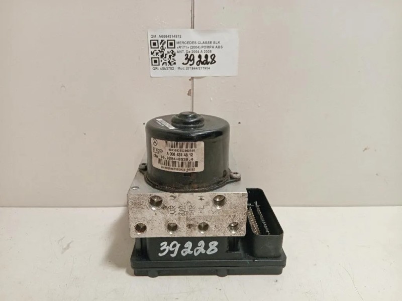 Pompa ABS ANT A0064314812 Mercedes Classe SLK R171 2004
