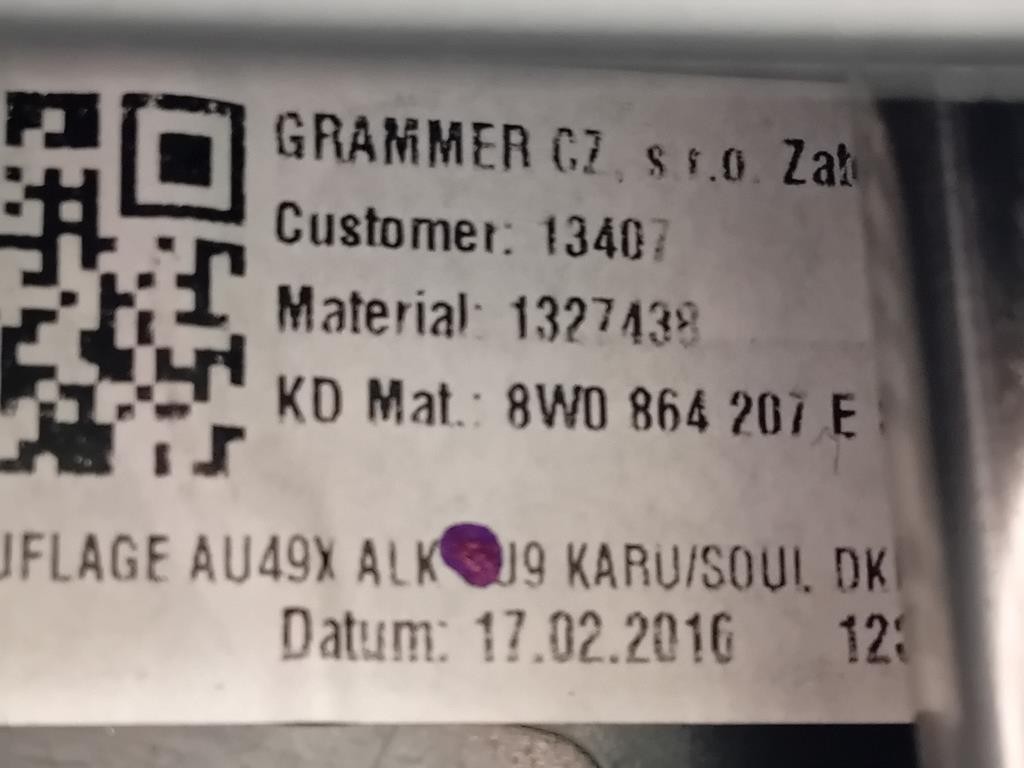 Bracciolo Console Centrale 8W0864207 Audi A4 8W5 Avant 2015