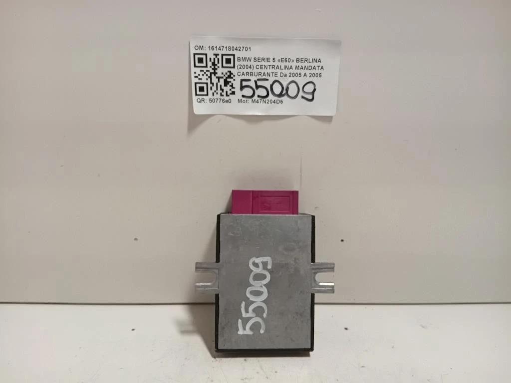 Centralina Mandata Carburante 1614718042701 Bmw Serie 5 E60 Berlina 2004