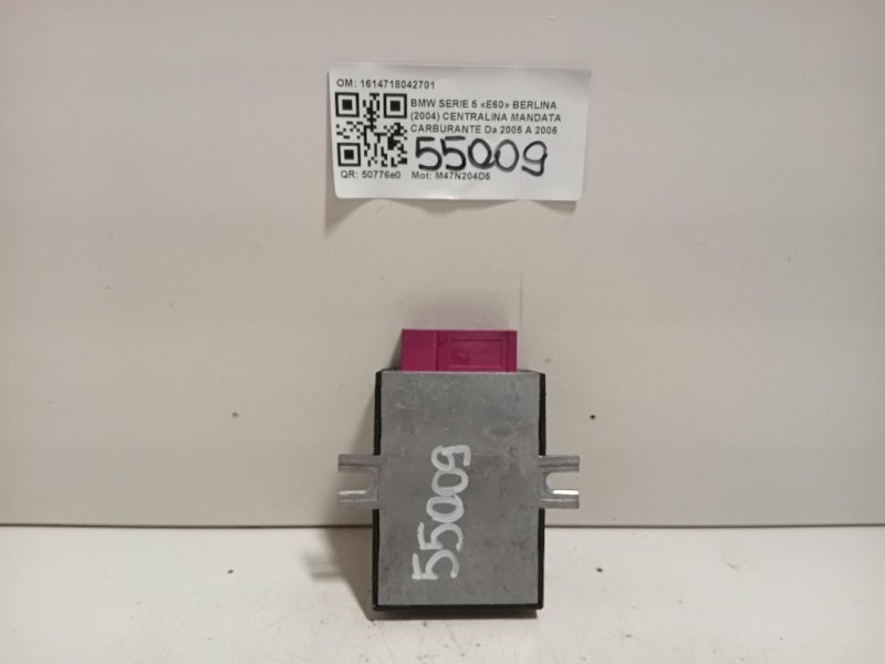 Centralina Mandata Carburante 1614718042701 Bmw Serie 5 E60 Berlina 2004