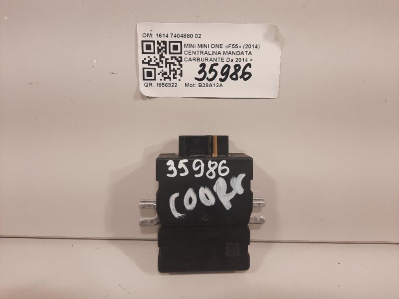 Centralina Mandata Carburante 1614 7404880 02 Mini MINI ONE F55 2014