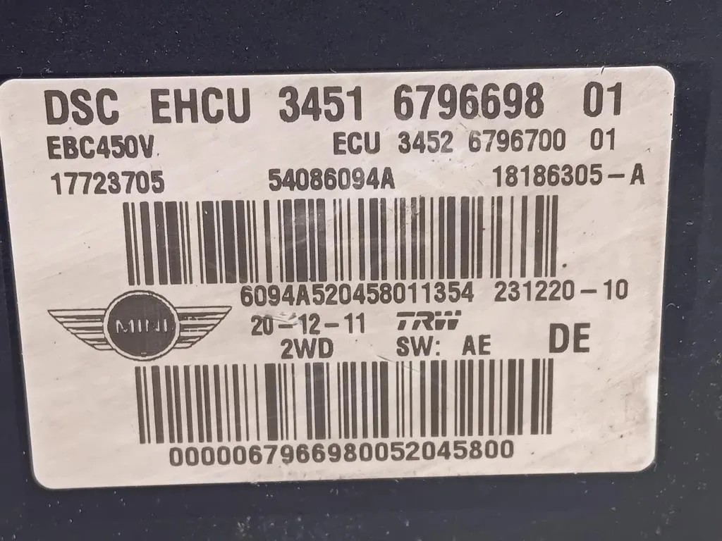 Pompa ABS ANT 3451 6796698 01 Mini Countryman Cooper R60 2010