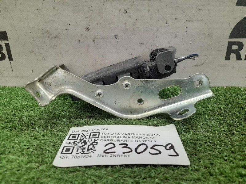 Centralina Mandata Carburante 8957134070A Toyota Yaris IV 2017