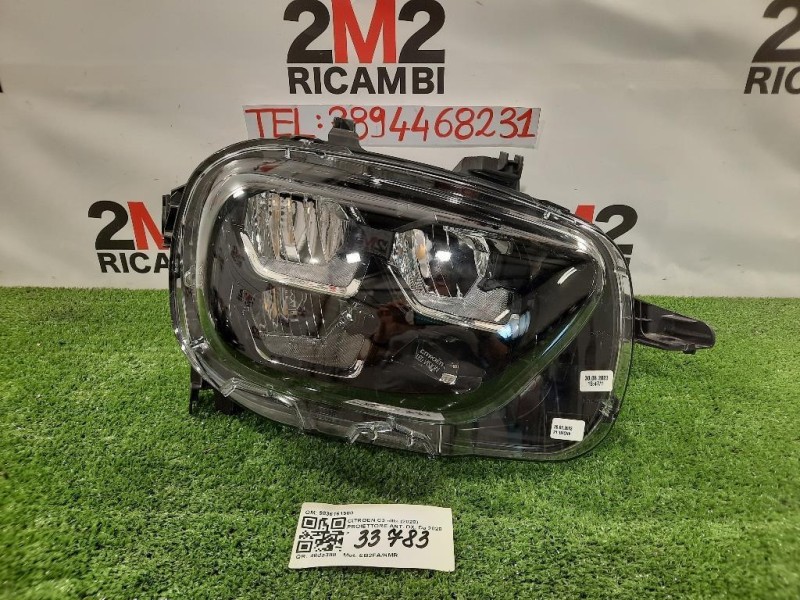 Proiettore ANT DX 9836161580 Citroen C3 III 2020