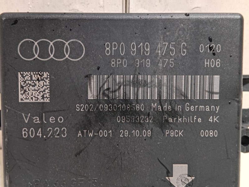 Centralina PARK Assist 8P0 919 475 Audi A3 8PA Sportback 2010