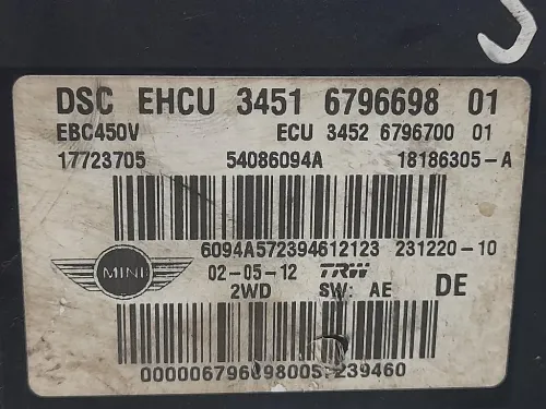 Pompa ABS ANT 3451 6796698 01 Mini Countryman Cooper R60 2010