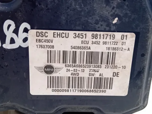 Pompa ABS ANT 34519811719 Mini Countryman Cooper R60 2014