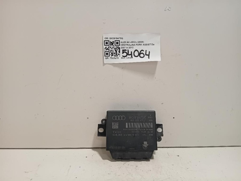 Centralina PARK Assist 8K0919475Q Audi A4 8K2 2008