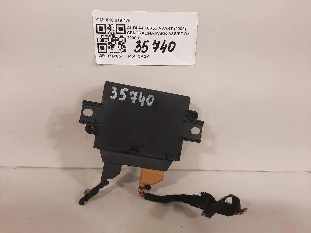 Centralina PARK Assist 8K0 919 475 Audi A4 8K5 Avant 2008