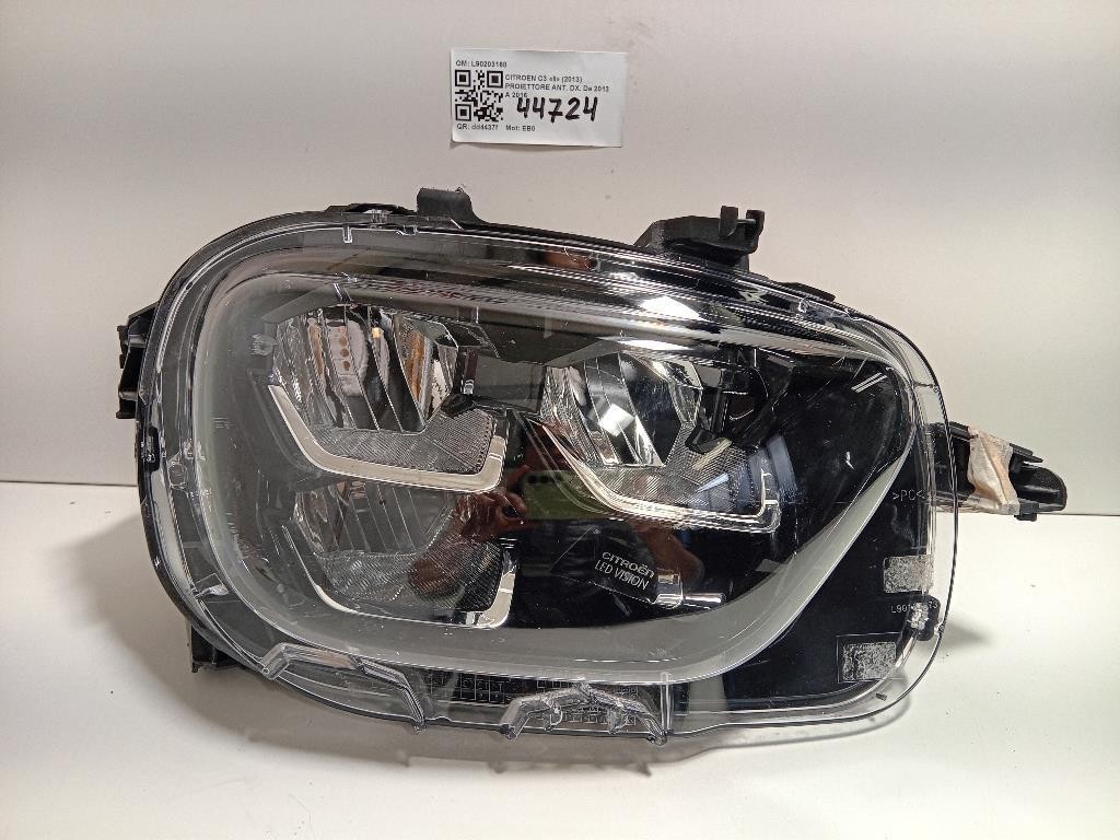 Proiettore ANT DX 9837961580 Citroen C3 Picasso 2013
