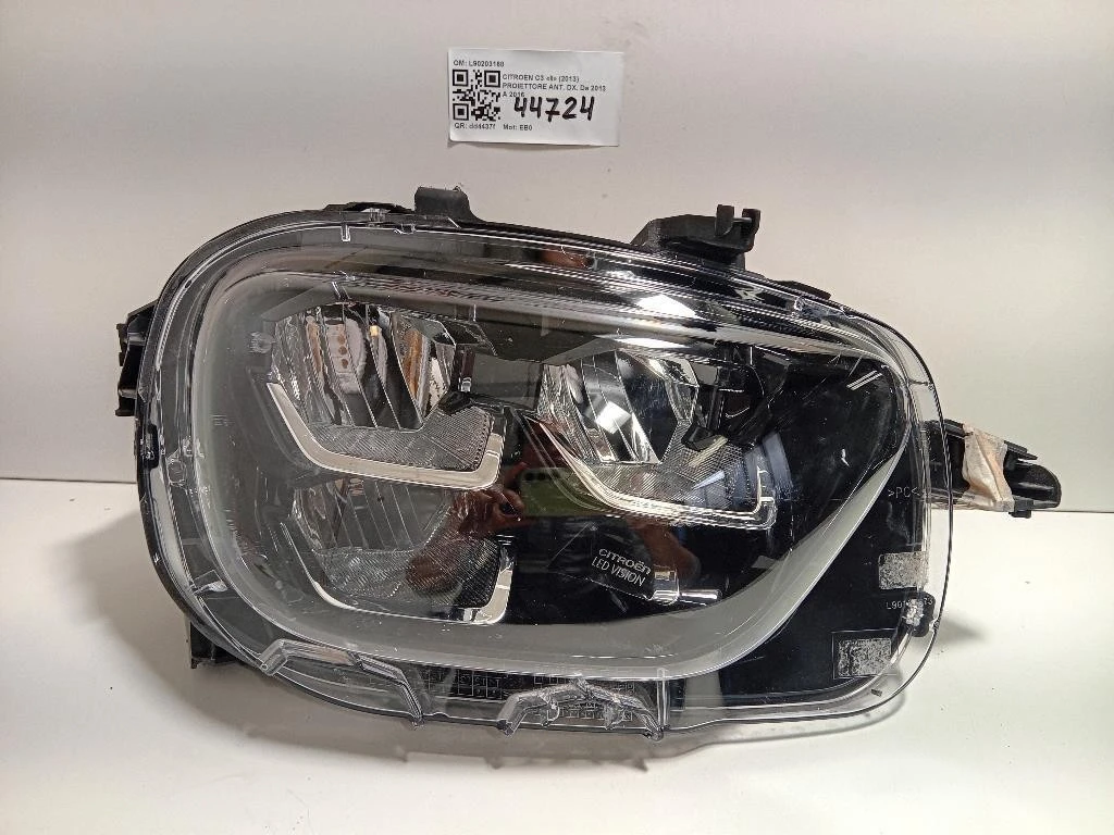 Proiettore ANT DX 9837961580 Citroen C3 Picasso 2013