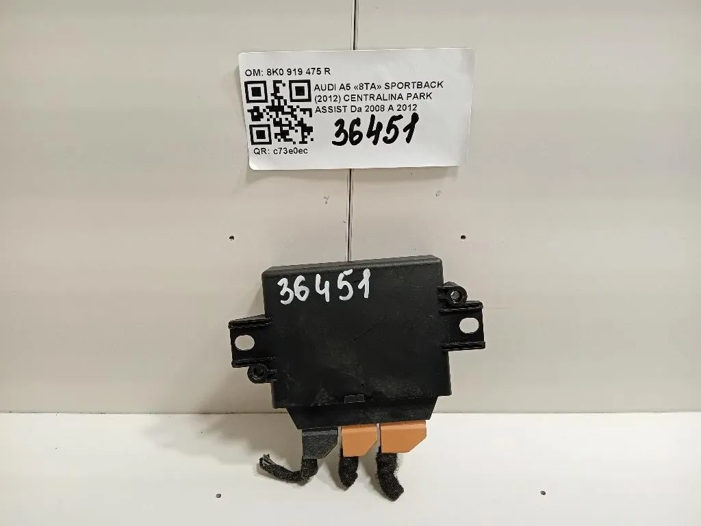 Centralina PARK Assist 8K0 919 475 R Audi A5 8TA Sportback 2012