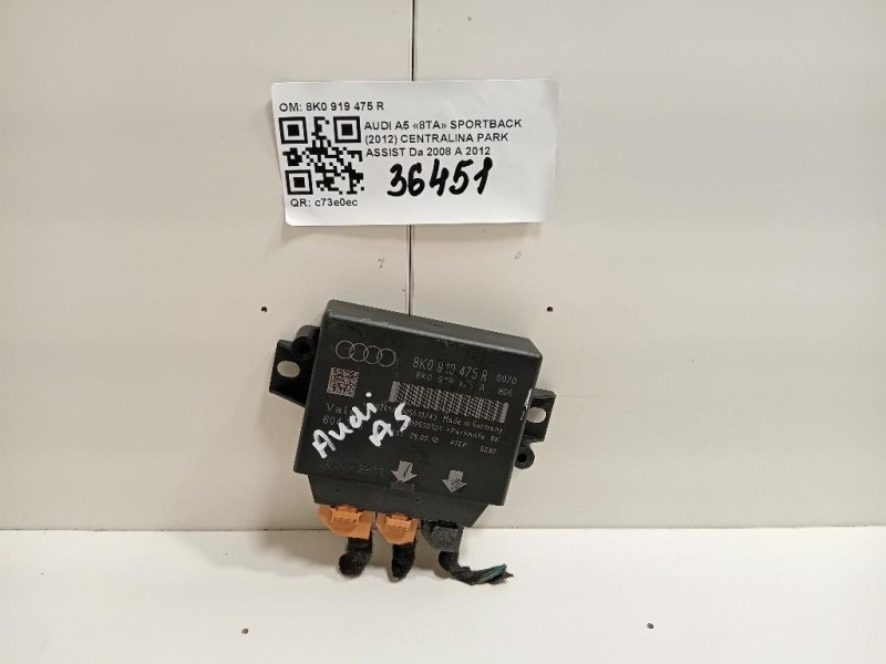 Centralina PARK Assist 8K0 919 475 R Audi A5 8TA Sportback 2012
