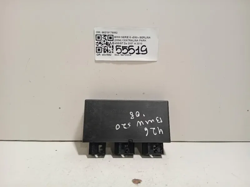 Centralina PARK Assist 66219176882 Bmw Serie 5 E60 Berlina 2004