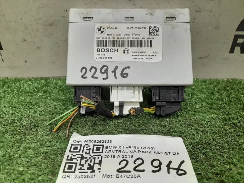 Centralina PARK Assist 66209252638 Bmw X1 F48 2015