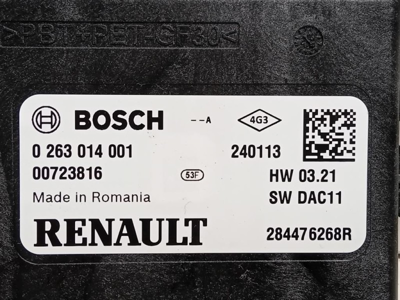 Centralina PARK Assist 0263014001 Dacia Duster II 2021