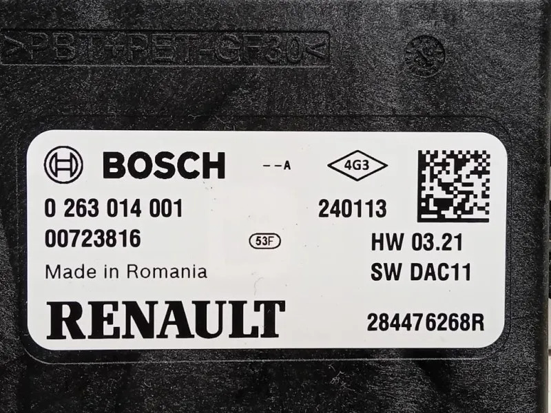 Centralina PARK Assist 0263014001 Dacia Duster II 2021