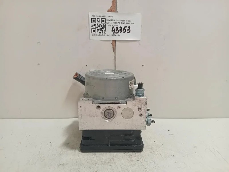 Pompa ABS ANT 3451-6872308-01 Mini MINI Cooper F56 2014