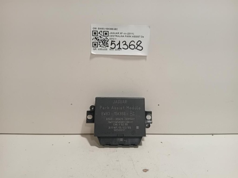 Centralina PARK Assist BW83-15K866-BC Jaguar XF I 2011