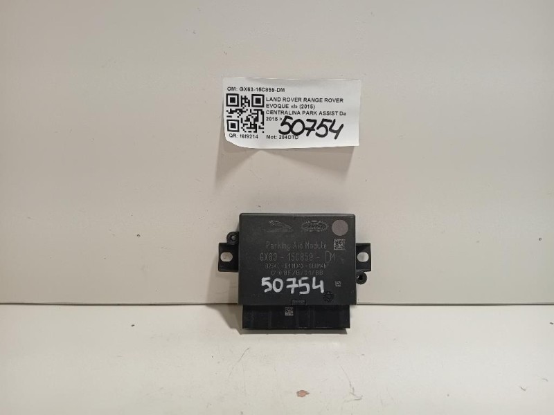 Centralina PARK Assist GX63-15C859-DM Land Rover Range Rover Evoque I 2015