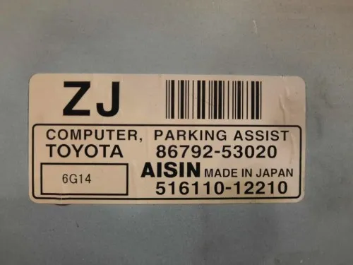 Centralina PARK Assist 8679253020 51611012210 Lexus Serie IS II 2006