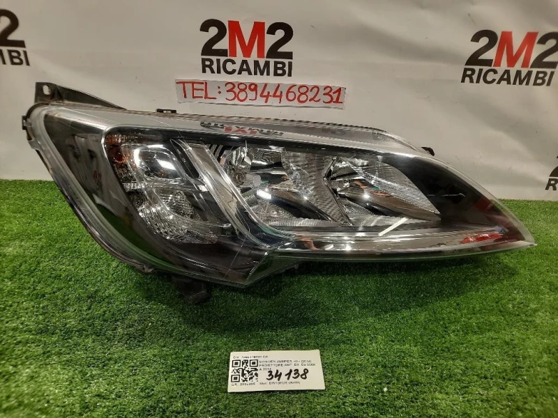 Proiettore ANT DX 1394418080 DX Citroen Jumper III 2014