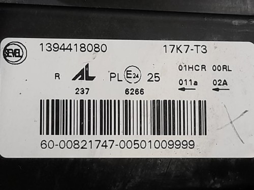 Proiettore ANT DX 1394418080 Citroen Jumper III 2014