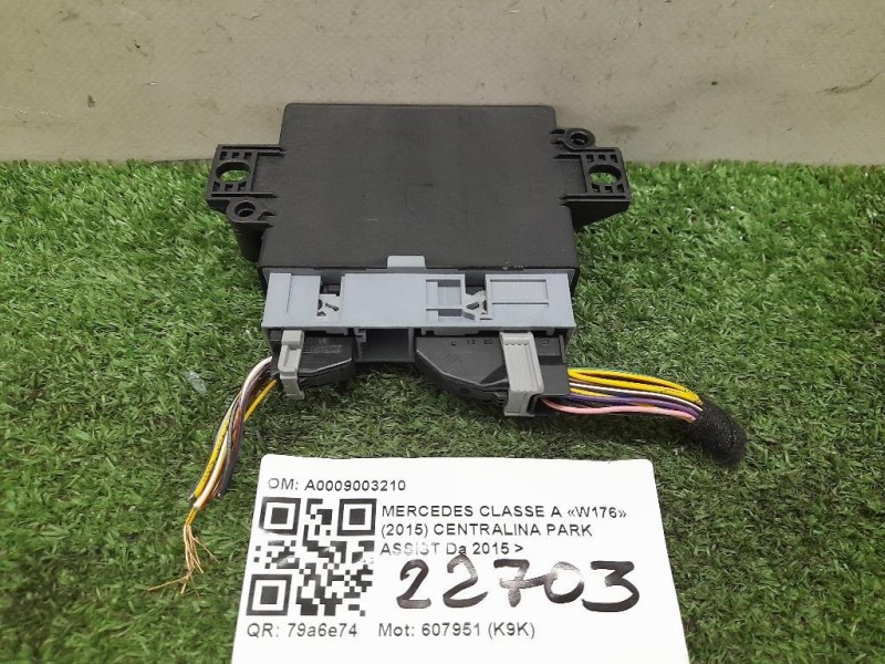 Centralina PARK Assist A0009003210 Mercedes Classe A W176 2015