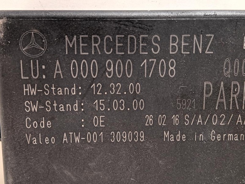 Centralina PARK Assist A0009001708 Mercedes Classe GLE W166 2015