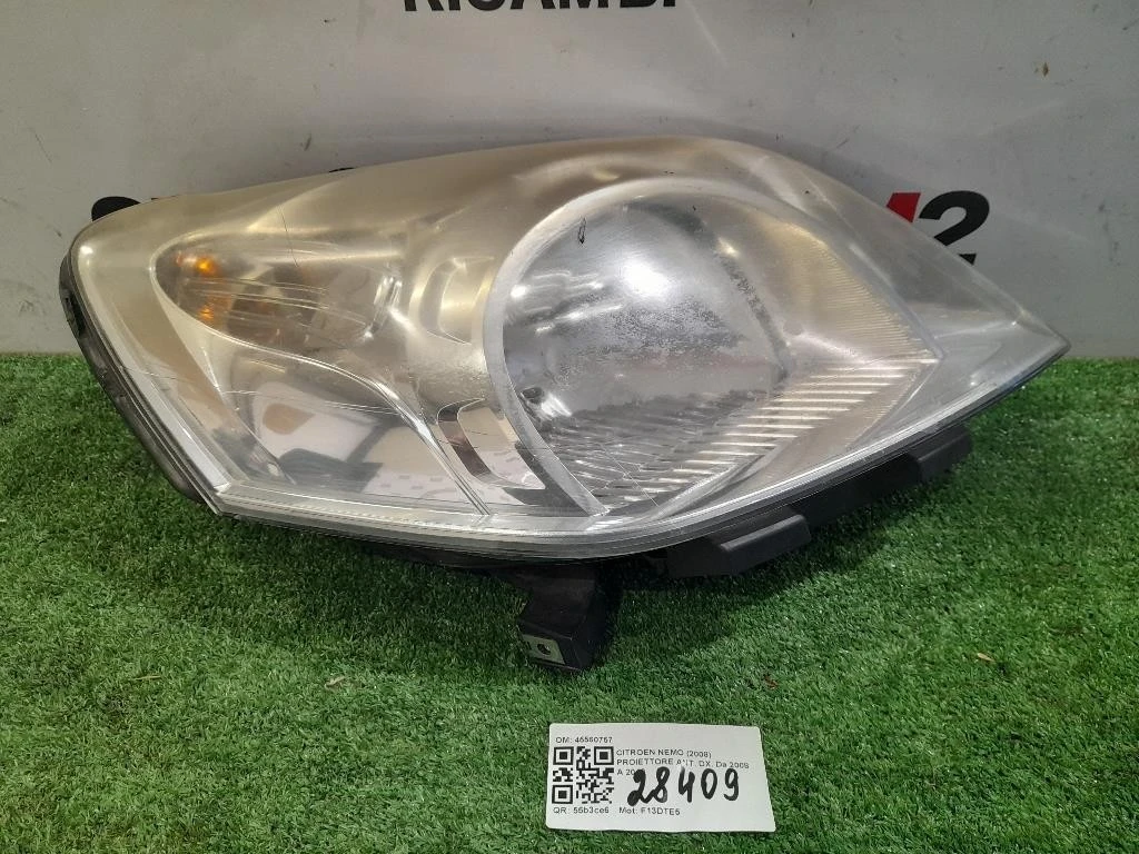 Proiettore ANT DX 45560757 Citroen NEMO 2008