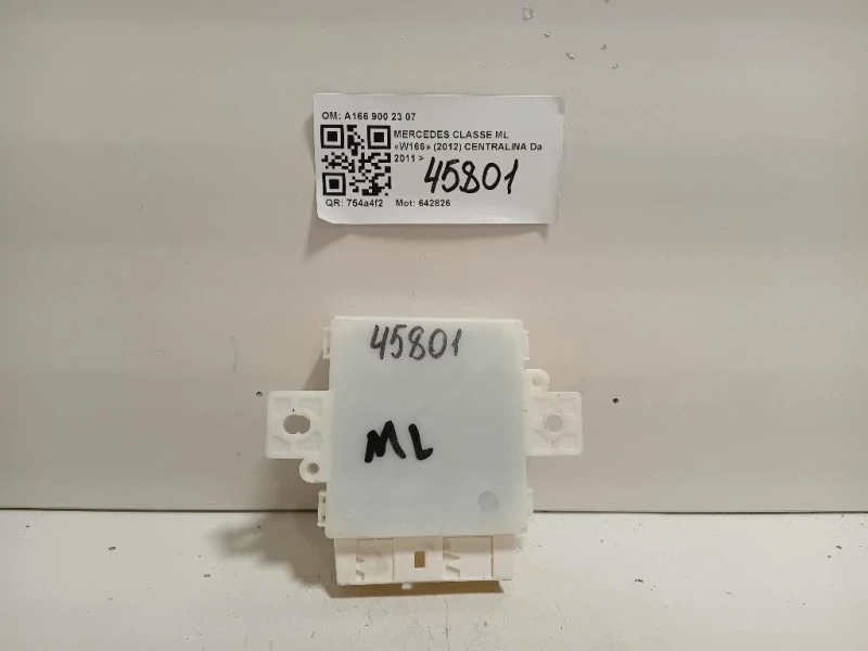 Centralina PARK Assist A166 900 23 07 Mercedes Classe ML W166 2012