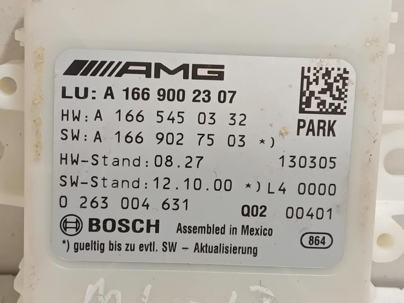 Centralina PARK Assist A1665450332 Mercedes Classe ML W166 2012