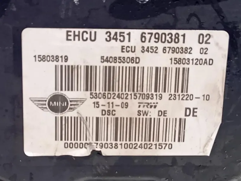 Pompa ABS ANT 34516790381 Mini MINI Cooper R57 Cabrio 2007