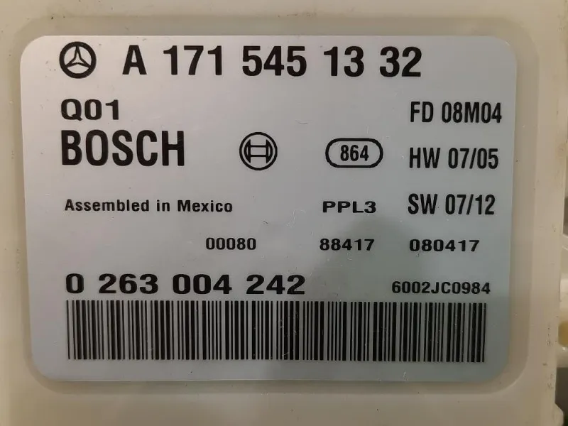 Centralina PARK Assist A1715451332 CENTRALINA PARKTRONIC Mercedes Classe SLK R171 2008